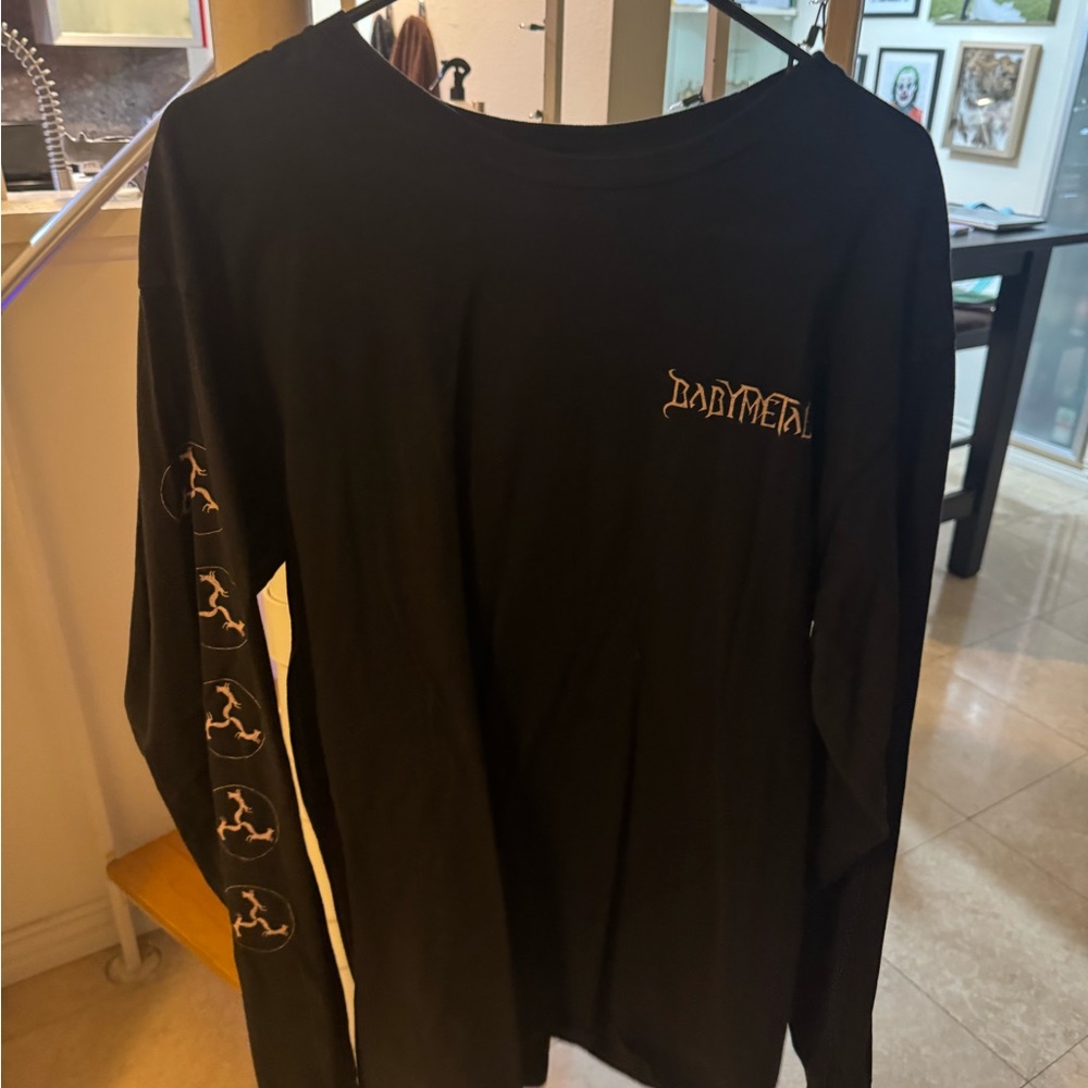 BABYMETAL Black Long Sleeve Graphic Tee